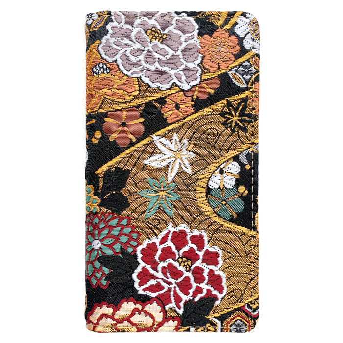 【Leo&Aoi公式ショップ】 iPhone15 ケース iPhone 15 カバー 手帳型 西陣織 着物 高美者 手帳型ケース アイフォン15 スマホケース 携帯ケース 【安心の返品保証付き】