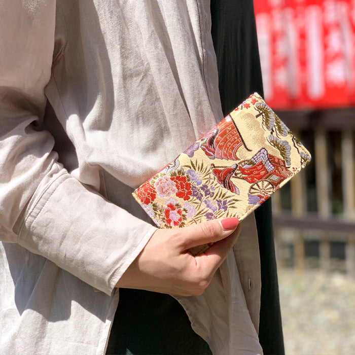 【Leo&Aoi公式ショップ】 iPhone15 ケース iPhone 15 カバー 手帳型 西陣織 着物 高美者 手帳型ケース アイフォン15 スマホケース 携帯ケース 【安心の返品保証付き】