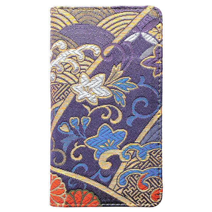 【Leo&Aoi公式ショップ】 iphone se3 / iphone se2 / iphone8 / iphone7 ケース カバー 西陣織 着物 竹 手帳型ケース アイフォンスマホケース 【安心の返品保証付き】