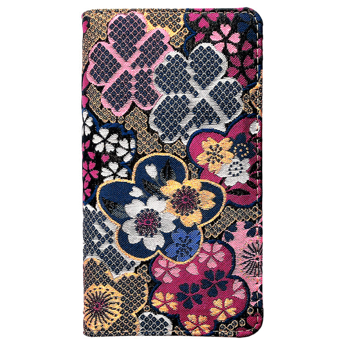 【Leo&Aoi公式ショップ】 らくらくスマートフォン F-53E ケース f53e カバー 手帳型 西陣織 着物 竹 手帳型ケース らくらくフォン docomo ドコモ スマホカバー 【安心の返品保証付き】