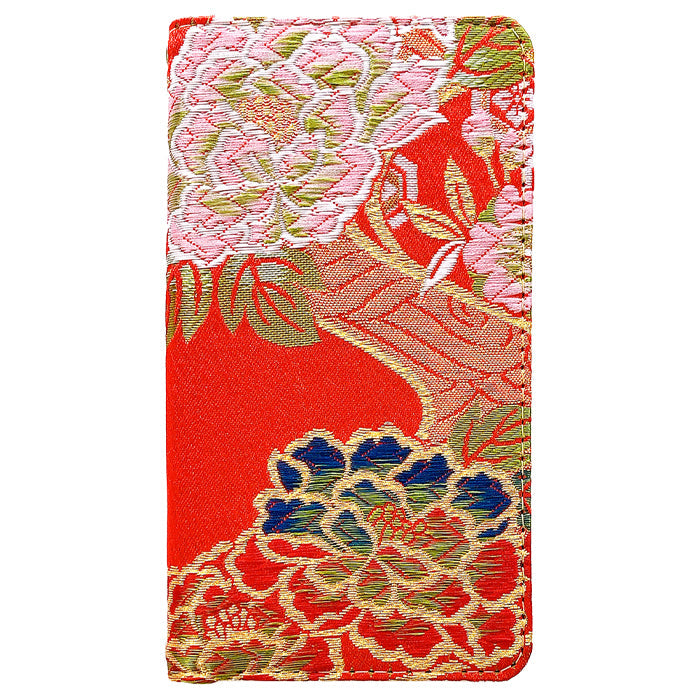 【Leo&Aoi公式ショップ】 iphone se3 / iphone se2 / iphone8 / iphone7 ケース カバー 西陣織 着物 竹 手帳型ケース アイフォンスマホケース 【安心の返品保証付き】