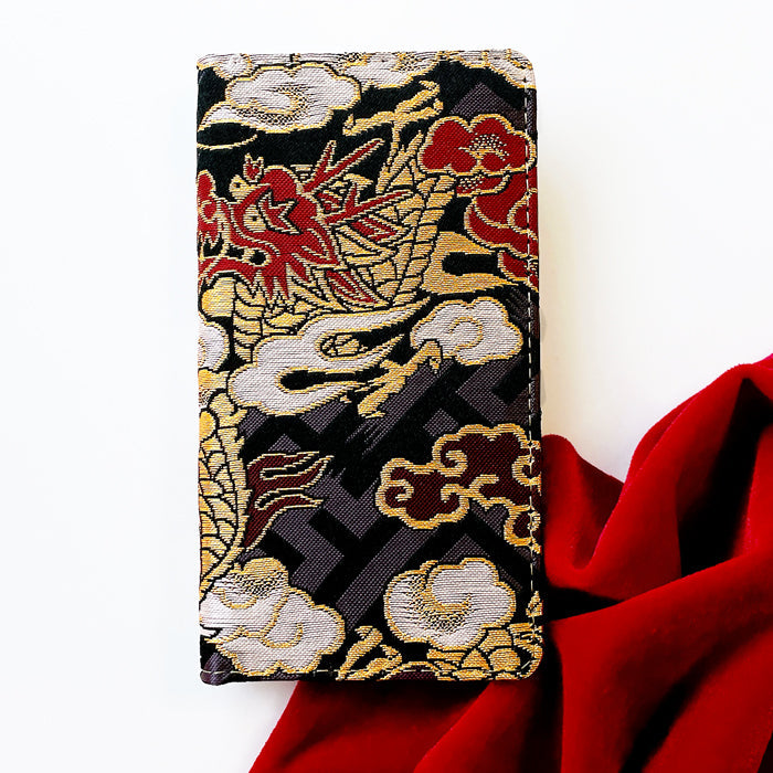 【Leo&Aoi公式ショップ】 XPERIA Ace II SO-41B ケース カバー 西陣織 着物 月影 手帳型ケース so41b エクスペリア スマホケース 【安心の返品保証付き】