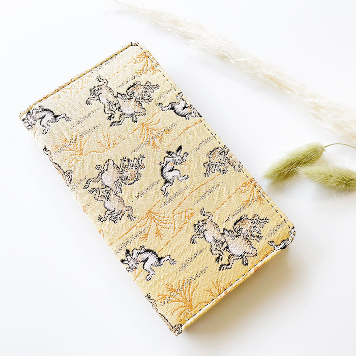 【Leo&Aoi公式ショップ】 AQUOS wish4 ケース SH-52E SH-M27 A403SH SHG13 A402SH カバー 手帳型 西陣織 着物 月影 手帳型ケース sh52e アクオス ウィッシュ4 スマホケース 【安心の返品保証付き】