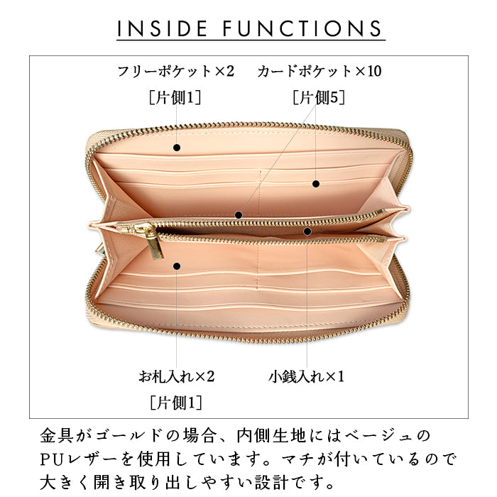 【Leo&Aoi公式ショップ】 児島デニム 長財布 インディゴブルー ウンドファスナー サイフ 財布 ラさいふ ウォレット ヴィンテージ デニム財布 カード収納 児島 デニム ラウンド長財布 長サイフ コジマ デニム長財布 メンズ レディース ハンドメイド 【安心の返品保証付き】