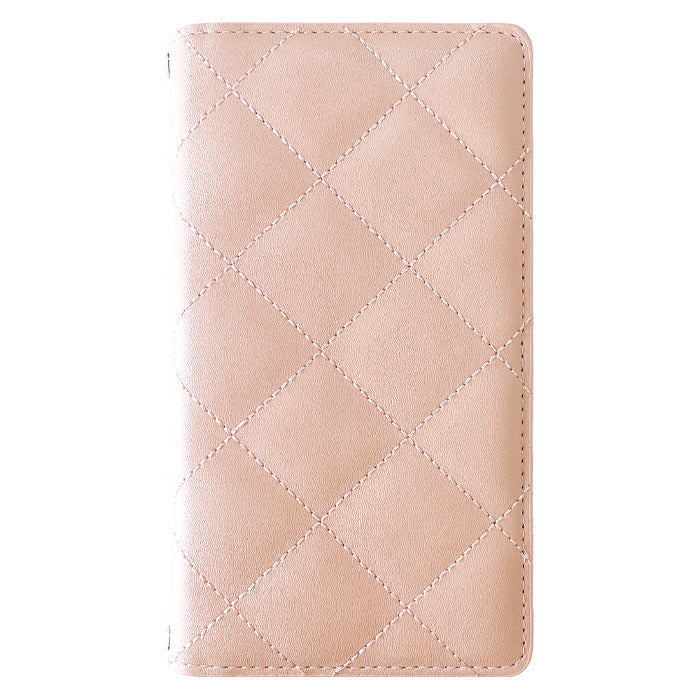 【Leo&Aoi公式ショップ】 BASIO active3 KYG04 ケース カバー 手帳型 韓流 キルティング 手帳型ケース ベイシオ アクティブ 3 携帯ケース スマホケース 【安心の返品保証付き】