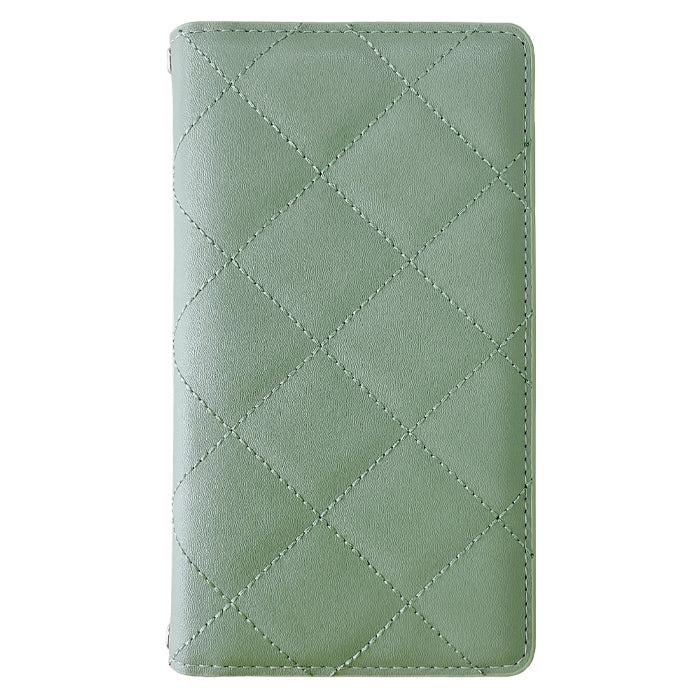 【Leo&Aoi公式ショップ】 BASIO active3 KYG04 ケース カバー 手帳型 韓流 キルティング 手帳型ケース ベイシオ アクティブ 3 携帯ケース スマホケース 【安心の返品保証付き】