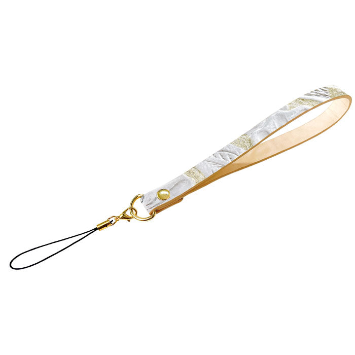 【Leo&Aoi公式ショップ】 ラメフラワー 型押し ストラップ 本革 紐ストラップ マルチストラップ 携帯ストラップ レザー 携帯 スマホ キーホルダー パスケース 定期入れ リストストラップ 革 牛革 手帳型 スマホケース 落下防止 レディース 花 花柄 【安心の返品保証付き】