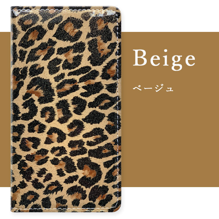 【Leo&Aoi公式ショップ】 AQUOS wish5 SH-52F A502SH SH-M32 カバー 手帳型 本革 ヒョウ柄 エナメル 手帳型ケース sh52f アクオス ウィッシュ5 スマホケース【安心の返品保証付き】
