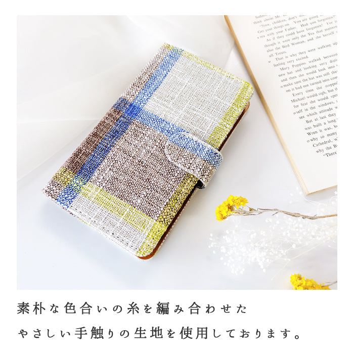 【Leo&Aoi公式ショップ】 ランチョンマット風 スマホケース 手帳型ケース 100機種以上対応