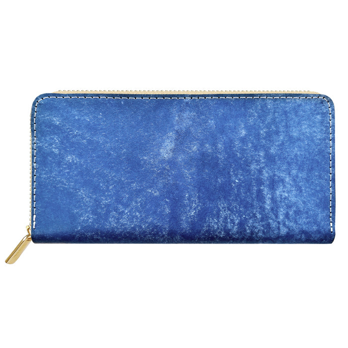 【Leo&Aoi公式ショップ】 イタリア製 マヤベリー 蛇腹 カードポケット付き 長財布 本革 ラウンド型ファスナー 財布 レディース 大容量 【安心の返品保証付き】