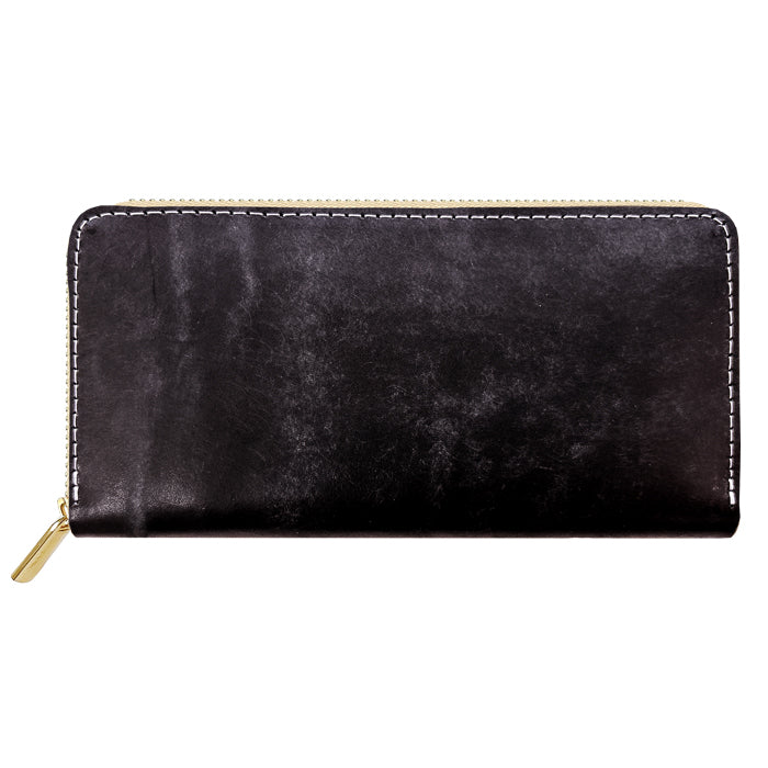 【Leo&Aoi公式ショップ】 イタリア製 マヤベリー 蛇腹 カードポケット付き 長財布 本革 ラウンド型ファスナー 財布 レディース 大容量 【安心の返品保証付き】