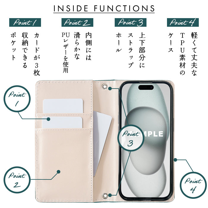 【Leo&Aoi公式ショップ】 本革 マヤベリー スマホケース 手帳型ケース 100機種以上対応