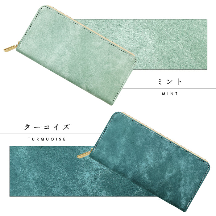 【Leo&Aoi公式ショップ】 マヤベリー イタリアンレザー 長財布 イタリア製 メンズ レディース 本革 ラウンドファスナー サイフ さいふ ウォレット 財布 革 レザー カード収納 革財布 ラウンド長財布 ラウンド財布 長サイフ 本革長財布 マヤレザー ハンドメイド【安心の返品保証付き】