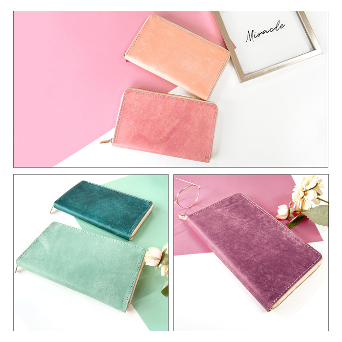 【Leo&Aoi公式ショップ】イタリア製 マヤベリー マルチケース 本革 通帳ケース パスポートケース 母子手帳ケース 大容量 スリム設計 ファスナー付き メンズ レディース おしゃれ ハンドメイド 【安心の返品保証付き】