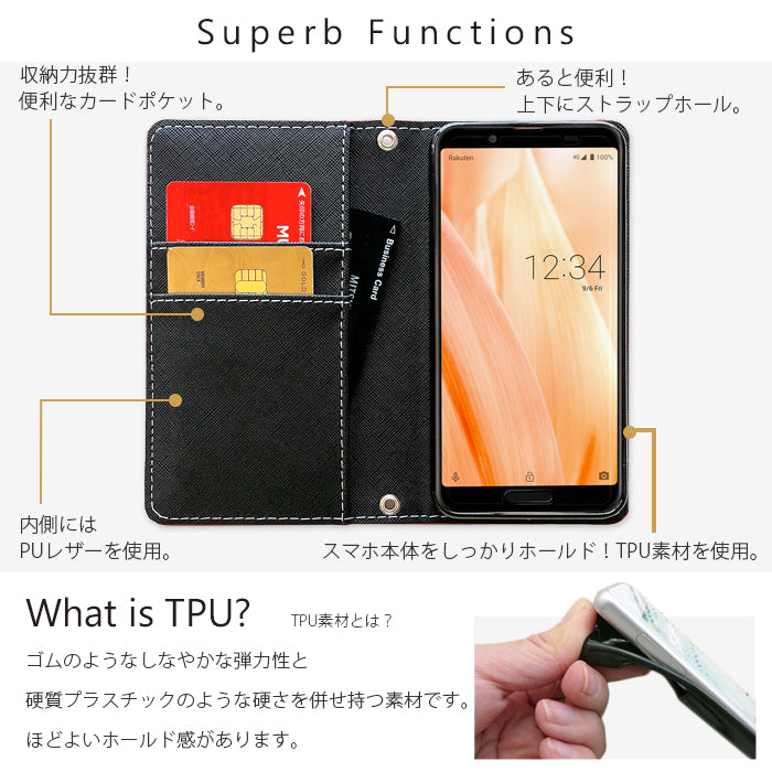 【Leo&Aoi公式ショップ】 かんたんスマホ4 A402ZT ケース カバー 手帳型 本革 イタリア産 ミズーリベリー 手帳型ケース 簡単スマホ スマホケース 【安心の返品保証付き】