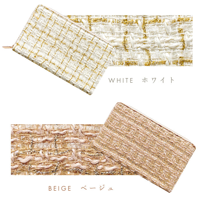 【Leo&Aoi公式ショップ】 ネオ ツィード マルチケース 長財布 本革 通帳ケース パスポートケース 母子手帳ケース 大容量 スリム設計 ファスナー付き メンズ レディース おしゃれ ハンドメイド 【安心の返品保証付き】
