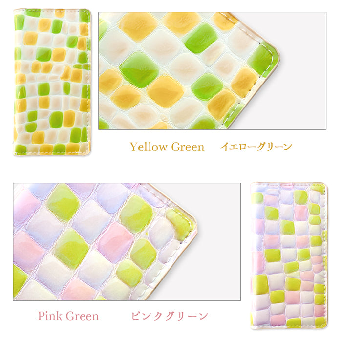 iPhone 16 plus iPhone16plus ケース カバー 手帳型 本革 ちょっと上品なステンドグラス 手帳型ケース アイフォン16プラス スマホケース