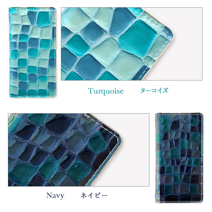 XPERIA 5 V SO-53D SOG12 ケース XQ-DE44 カバー 本革 ちょっと上品なステンドグラス 手帳型ケース so53d xqde44 エクスペリア スマホケース