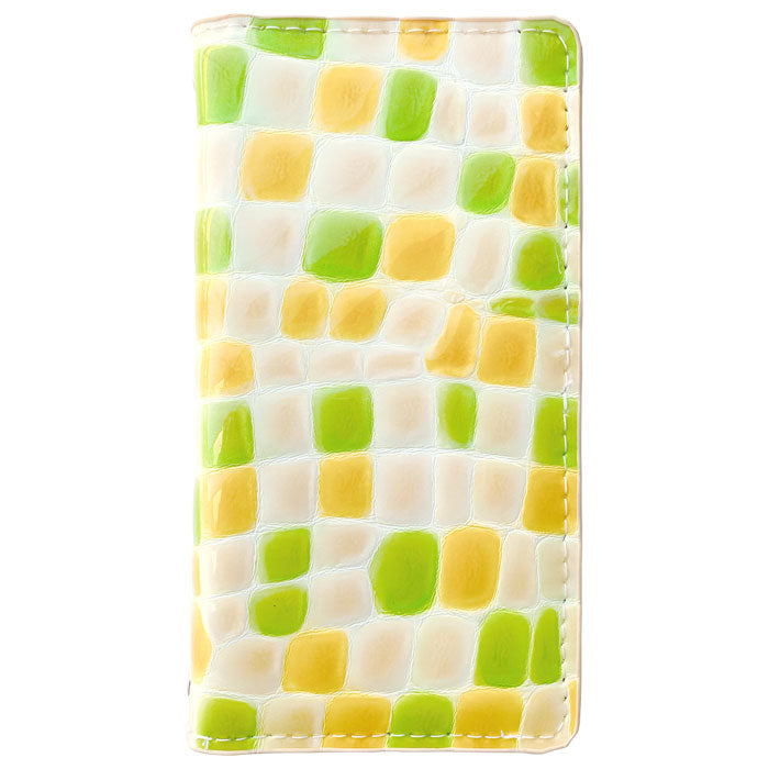 【Leo&Aoi公式ショップ】 らくらくスマートフォン F-53E ケース f53e カバー 手帳型 本革 ちょっと上品なステンドグラス 手帳型ケース らくらくフォン docomo ドコモ スマホカバー【安心の返品保証付き】