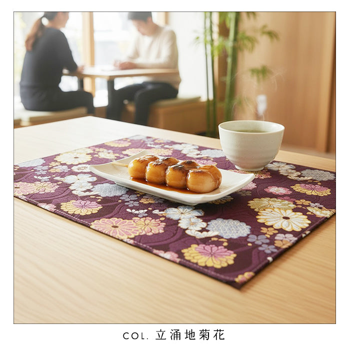 【Leo&Aoi公式ショップ】 西陣織 ランチョンマット 日本製 和風 和柄 テーブルマット 食卓マット インテリア ギフト プレゼント 【安心の返品保証付き】