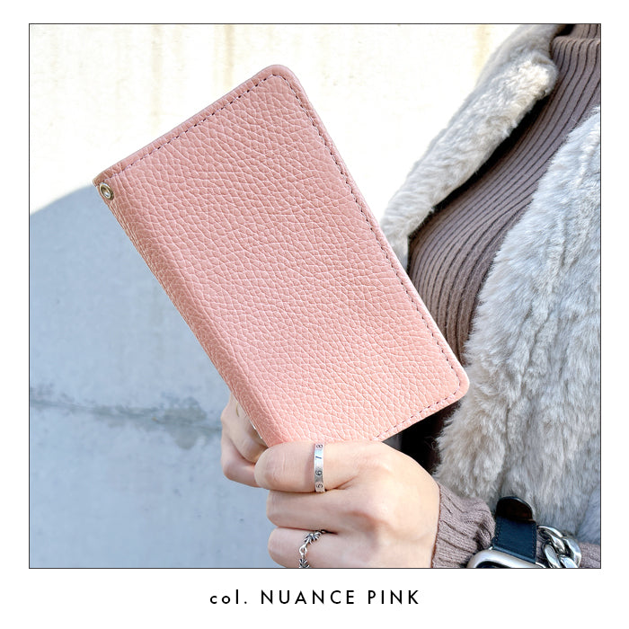 【Leo&Aoi公式ショップ】 らくらくスマートフォン F-52B ケース カバー 手帳型ケース 本革 ニュアンスカラー 手帳型 スマホケース らくらくフォン らくらくホン f52b docomo