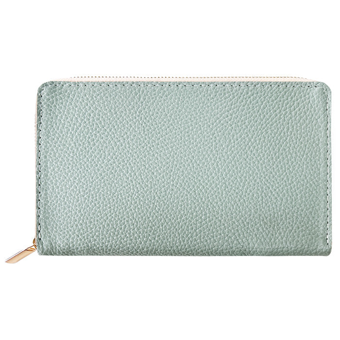 【Leo&Aoi公式ショップ】ニュアンスカラー マルチケース 本革 通帳ケース パスポートケース 母子手帳ケース 大容量 スリム設計 ファスナー付き メンズ レディース おしゃれ ハンドメイド 【安心の返品保証付き】