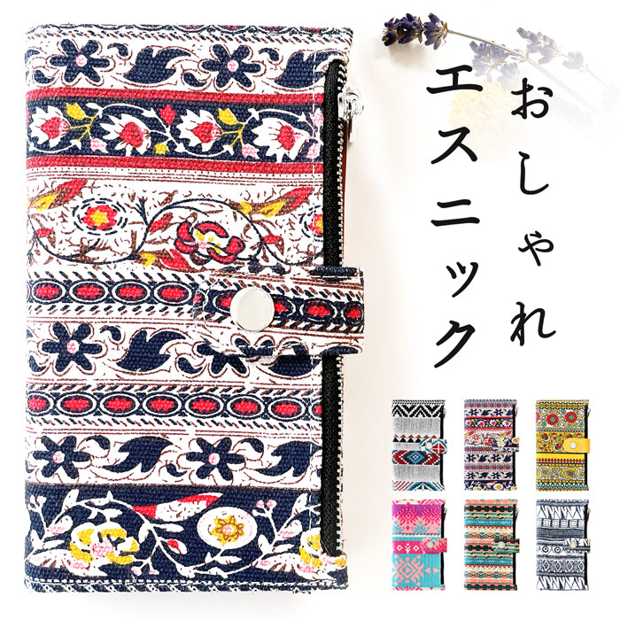 【Leo&Aoi公式ショップ】 AQUOS wish4 ケース SH-52E SH-M27 A403SH SHG13 A402SH カバー 手帳型 おしゃれ エスニック 手帳型ケース sh52e アクオス ウィッシュ4 スマホケース