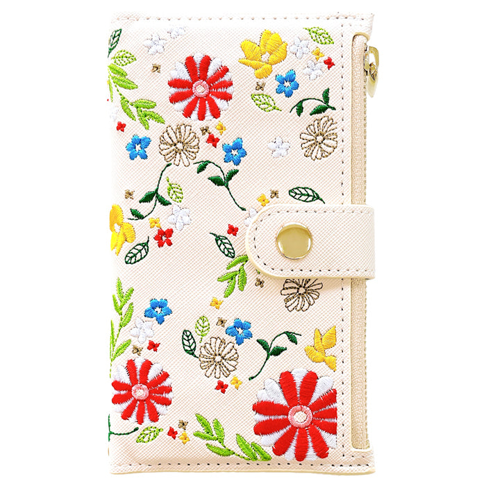 【Leo&Aoi公式ショップ】 XPERIA 5 III SO-53B ケース SOG05 カバー A103SO 手帳型 おしゃれ 花刺繍 手帳型ケース so53b エクスペリア スマホケース