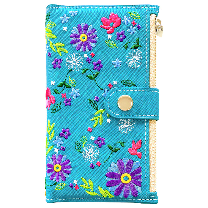 【Leo&Aoi公式ショップ】 iPhone 16 plus iPhone16plus ケース カバー 手帳型 おしゃれ 花刺繍 手帳型ケース アイフォン16プラス スマホケース