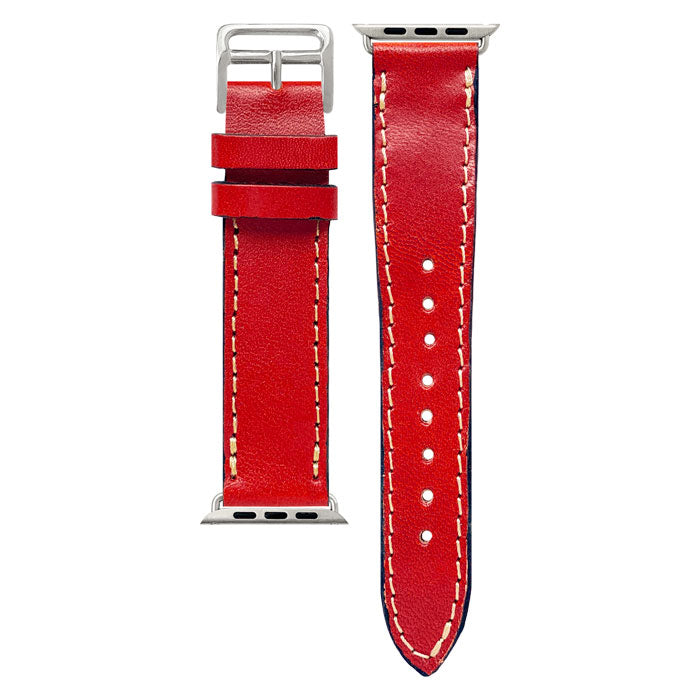 栃木レザー こだわり親父 本革 アップルウォッチ バンド レザー 付け替え 交換 ベルト Apple Watch series 7 SE 6 5 4 3 2 1 applewatch 全シリーズ対応 革 牛革 38mm 40mm 41mm 42mm 44mm 45mm