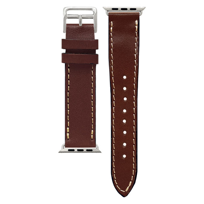 栃木レザー こだわり親父 本革 アップルウォッチ バンド レザー 付け替え 交換 ベルト Apple Watch series 7 SE 6 5 4 3 2 1 applewatch 全シリーズ対応 革 牛革 38mm 40mm 41mm 42mm 44mm 45mm