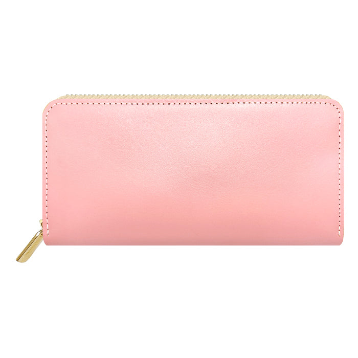 【Leo&Aoi公式ショップ】 パステルカラー 長財布 マット シンプル 財布 レディース 本革 パステル ラウンドファスナー サイフ さいふ ウォレット 革 牛革 レザー カード収納 革財布 ラウンド長財布 ラウンド財布 長サイフ 本革長財布 ハンドメイド【安心の返品保証付き】