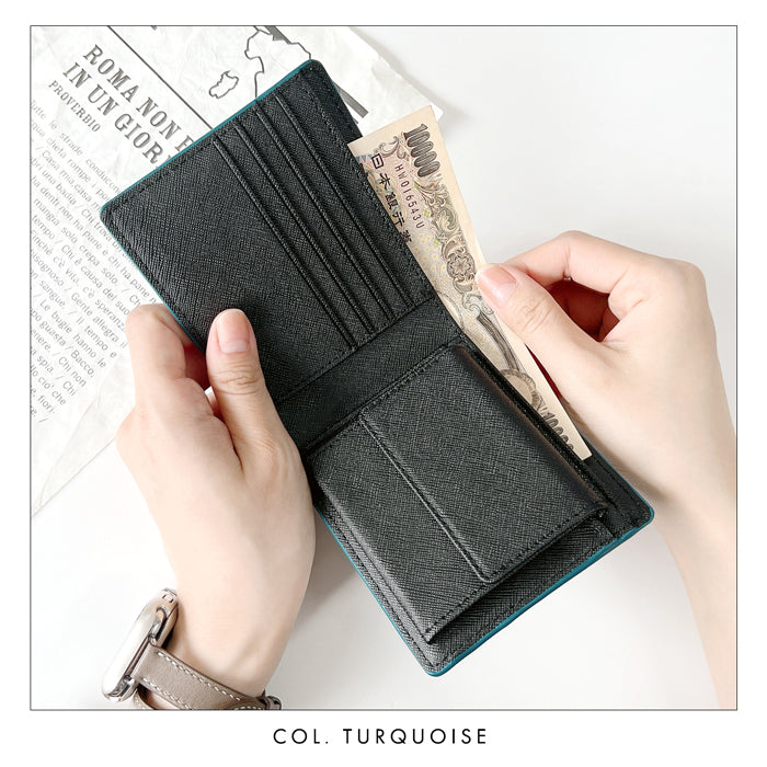 【Leo&Aoi公式ショップ】レザリア レザー 本革 二つ折り財布 サイフ さいふ ウォレット 革 メンズ カード収納 小銭入れ コインケース付き サイフ 牛革 【安心の返品保証付き】