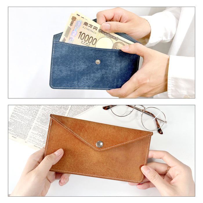 【Leo&Aoi公式ショップ】レザリア シンプルお札入れ 本革 お札入れ 財布 サイフ 札入れ 小銭入れなし 薄型 さいふ 革 レザー 長財布 牛革 【安心の返品保証付き】