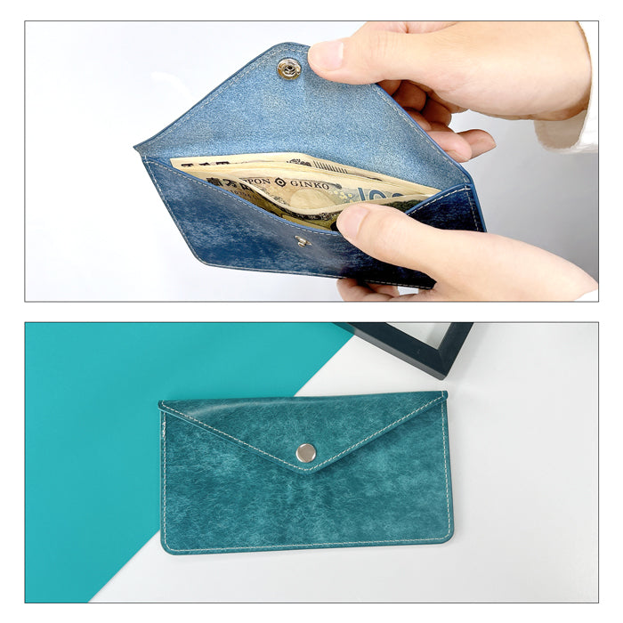 【Leo&Aoi公式ショップ】レザリア シンプルお札入れ 本革 お札入れ 財布 サイフ 札入れ 小銭入れなし 薄型 さいふ 革 レザー 長財布 牛革 【安心の返品保証付き】