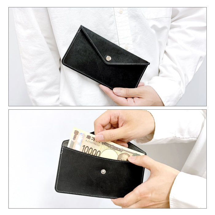 【Leo&Aoi公式ショップ】レザリア シンプルお札入れ 本革 お札入れ 財布 サイフ 札入れ 小銭入れなし 薄型 さいふ 革 レザー 長財布 牛革 【安心の返品保証付き】