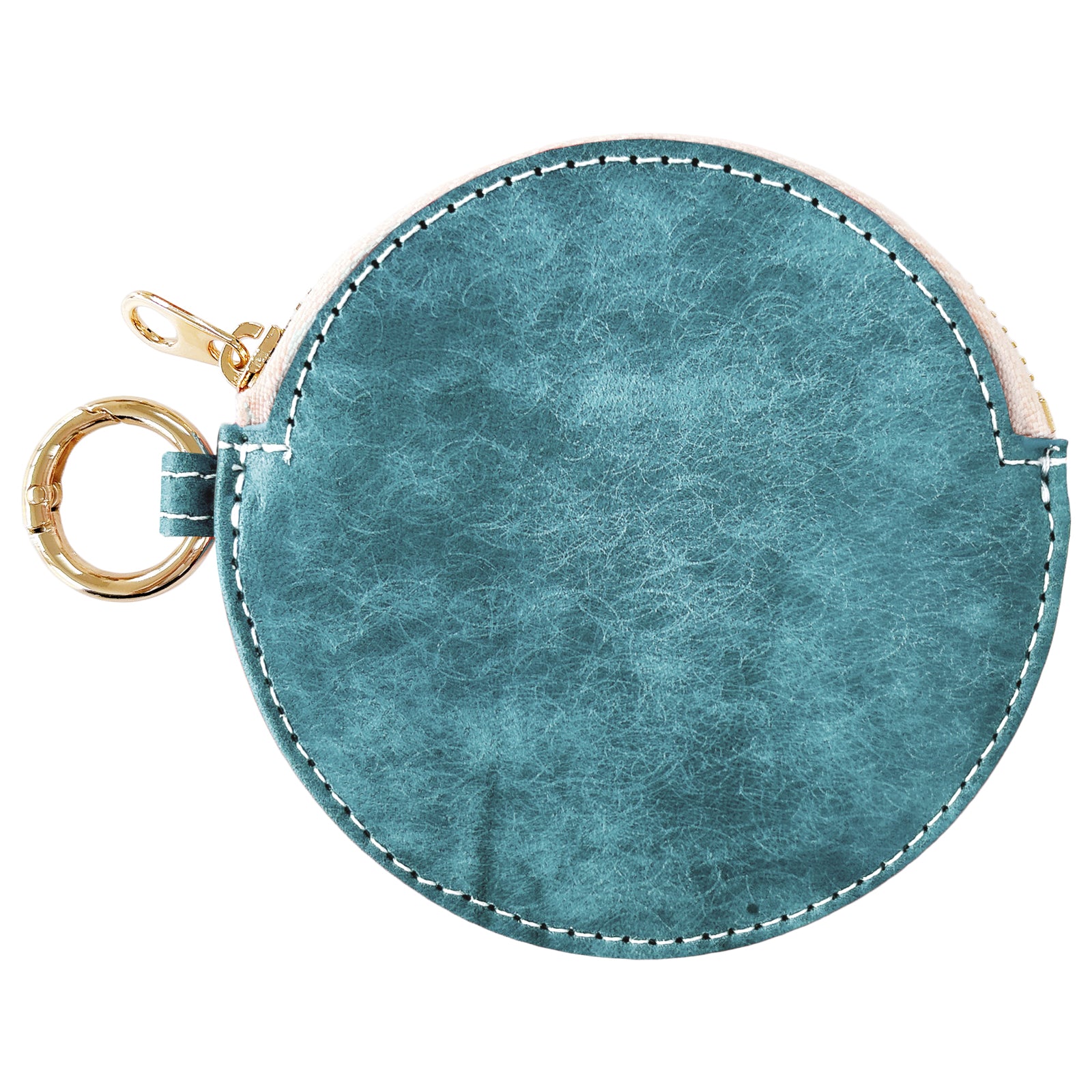 【Leo&Aoi公式ショップ】本革 レザリア レザー 丸い財布 小銭入れ メンズ レディース 革 レザー 牛革 ポーチ カード収納 CC-C2-02 【安心の返品保証付き】