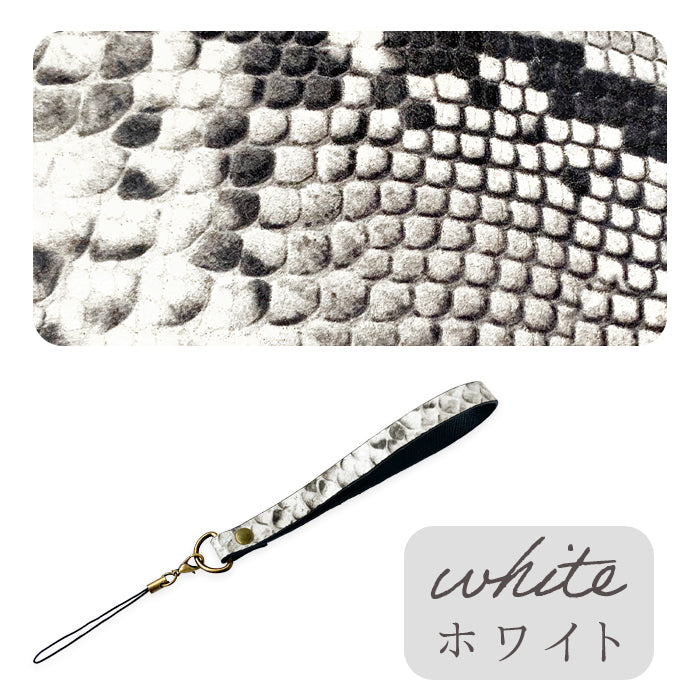 【Leo&Aoi公式ショップ】 ダイヤモンド パイソン ストラップ 本革 マルチストラップ 携帯ストラップ レザー 携帯 スマホ キーホルダー パスケース 定期入れ リストストラップ 革 山羊革 手帳型 スマホケース スマホカバー 手帳型ケース 落下防止 型押し レディース メンズ ヘビ柄 へび柄 紐ストラップ 【安心の返品保証付き】