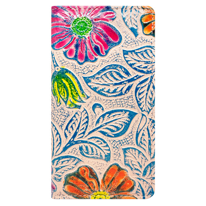 【Leo&Aoi公式ショップ】 らくらくスマートフォン F-52B ケース カバー 手帳型ケース本革 レトロな 花 型押し 手帳型 スマホケース らくらくフォン らくらくホン f52b docomo 【安心の返品保証付き】