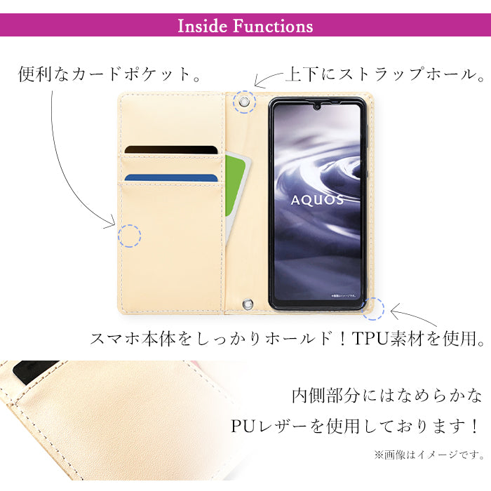 【Leo&Aoi公式ショップ】 本革 レトロな花型押し スマホケース 手帳型ケース 100機種以上対応