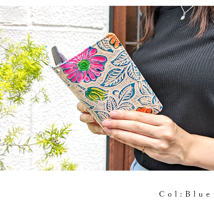 【Leo&Aoi公式ショップ】 iPhone 17 pro max iphone17promax ケース カバー 手帳型本革 レトロな 花 型押し 手帳型ケース アイフォン17プロマックス スマホケース 【安心の返品保証付き】