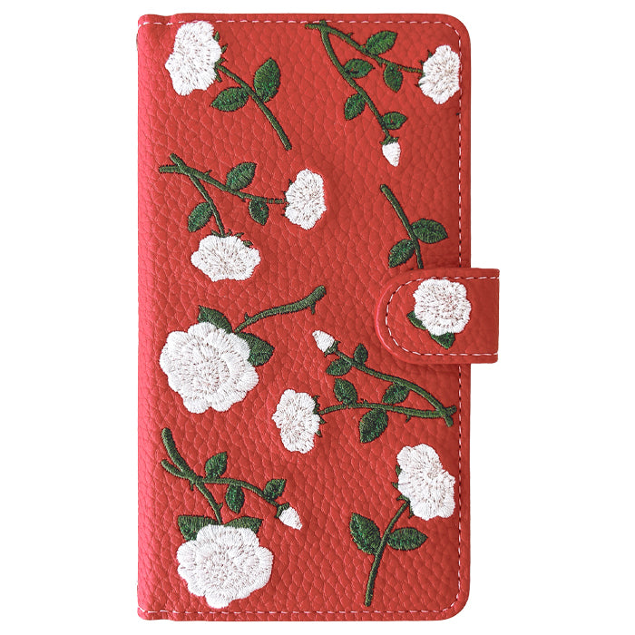 【Leo&Aoi公式ショップ】 XPERIA 5 III SO-53B ケース SOG05 カバー A103SO 手帳型 バラ刺繍 手帳型ケース so53b エクスペリア スマホケース 【安心の返品保証付き】