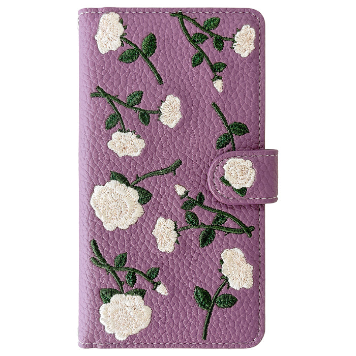 【Leo&Aoi公式ショップ】 XPERIA 5 III SO-53B ケース SOG05 カバー A103SO 手帳型 バラ刺繍 手帳型ケース so53b エクスペリア スマホケース 【安心の返品保証付き】