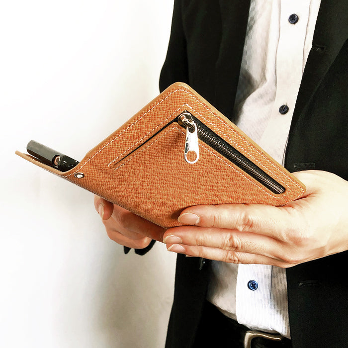 【Leo&Aoi公式ショップ】 XPERIA Ace II SO-41B ケース カバー ちょこっと財布付き 上質な型押し 手帳型ケース so41b エクスペリア スマホケース