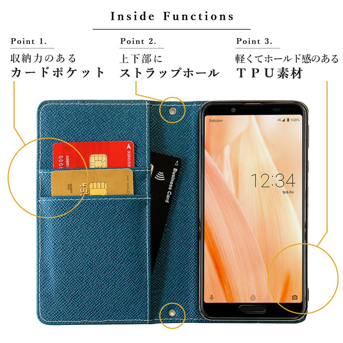 【Leo&Aoi公式ショップ】 arrows We2 F-52E FCG02 M07 A402FC ケース ちょこっと財布付き 上質な型押し 手帳型ケース f52e アローズ ウィー スマホケース