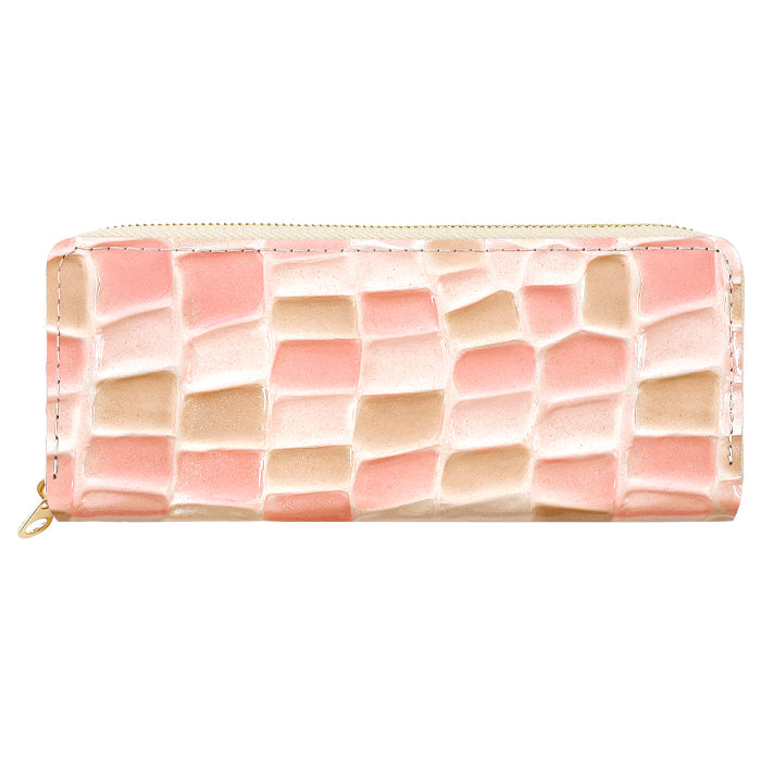 【Leo&Aoi公式ショップ】 ステンドグラス ラウンド型 ペンケース 本革 筆箱 レザー ペン入れ コンパクト スリム 文具 筆記用具 ふで箱 収納 革 上品 かわいい 可愛い お洒落 高級 ペン ケース エナメル 【安心の返品保証付き】