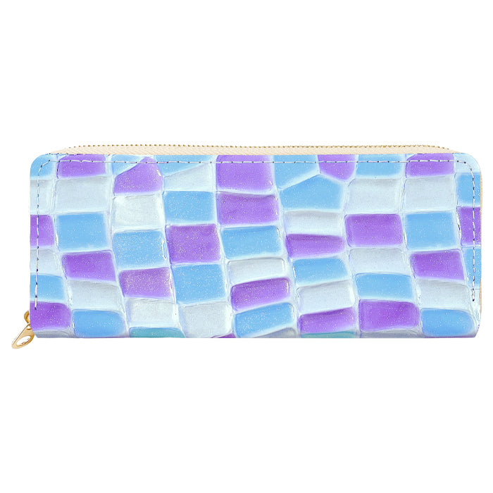 【Leo&Aoi公式ショップ】 ステンドグラス ラウンド型 ペンケース 本革 筆箱 レザー ペン入れ コンパクト スリム 文具 筆記用具 ふで箱 収納 革 上品 かわいい 可愛い お洒落 高級 ペン ケース エナメル 【安心の返品保証付き】