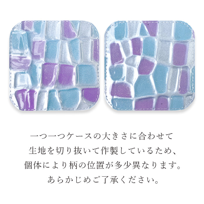 【Leo&Aoi公式ショップ】 ステンドグラス コースター 本革 4枚セット テーブルウェア カフェ おしゃれ キッチン 雑貨 食器 ハンドメイド 革 上品 かわいい お洒落 高級 エナメル 【安心の返品保証付き】