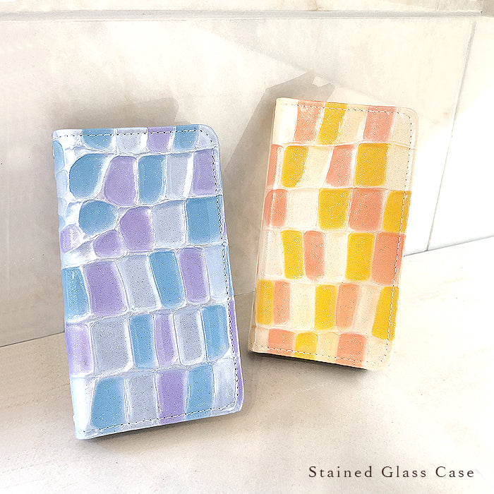 【Leo&Aoi公式ショップ】 iPhone 17 pro max iphone17promax ケース カバー 手帳型 本革 ステンドグラス 手帳型ケース アイフォン17プロマックス スマホケース【安心の返品保証付き】