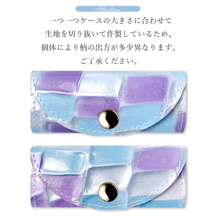 【Leo&Aoi公式ショップ】 ステンドグラス キーケース 4連 本革 レディース スマートキー 三つ折り 牛革 レザー 鍵入れ 鍵 カギ 収納 スリム コンパクト キーホルダー 4連キーケース エナメル加工 日本製 【安心の返品保証付き】